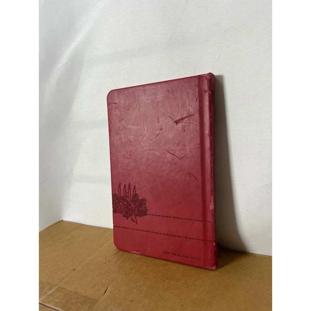 Our Family Christmas An Advent Devotional Red Faux‎ Leather Holiday Book 2013